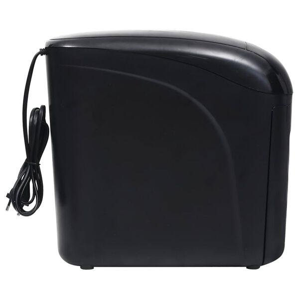 vidaXL fekete 10 lapos mikropengés papíraprító