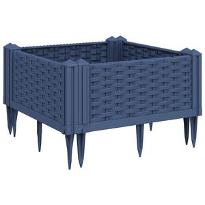 vidaXL k&eacute;ksz&uuml;rke PP kerti vir&aacute;gl&aacute;da c&ouml;vekekkel 42,5 x 42,5 x 28,5 cm