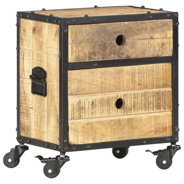 vidaXL t&ouml;m&ouml;r mang&oacute;fa &eacute;jjeliszekr&eacute;ny 40 x 30 x 50 cm