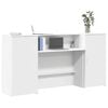 vidaXL recepci&oacute;s pult feh&eacute;r 200x50x103,5 cm szerelt fa