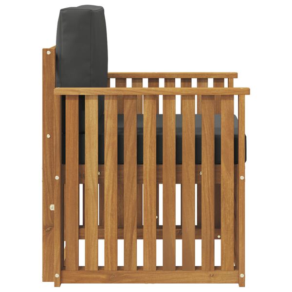 vidaXL K&uuml;lt&eacute;ri kanap&eacute; szett p&aacute;rn&aacute;val Term&eacute;szetes 71 x 63 x 73 cm