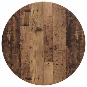 vidaXL Asztallap R&eacute;gi fa &Oslash; 70 x 1,5 cm Faanyag