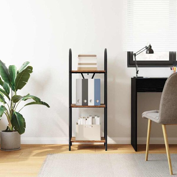 vidaXL K&ouml;nyvespolc &Ouml;reg fa 40 x 30 x 109 cm Faanyag