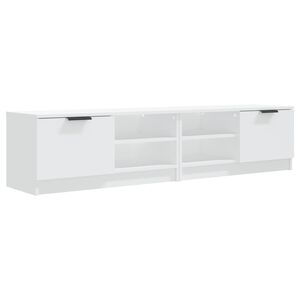 vidaXL 2 db feh&eacute;r szerelt fa TV-szekr&eacute;ny 80 x 35 x 36,5 cm