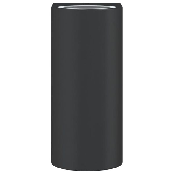 vidaXL 2 db fekete &ouml;nt&ouml;tt alum&iacute;nium k&uuml;lt&eacute;ri falil&aacute;mpa