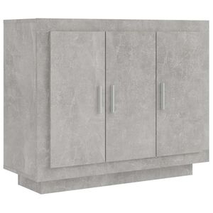 vidaXL betonsz&uuml;rke szerelt fa t&aacute;lal&oacute;asztal 92 x 35 x 75 cm