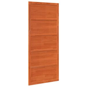 vidaXL Ist&aacute;ll&oacute;ajt&oacute; 80 x 2,5 x 208 cm T&ouml;m&ouml;r Fenyőfa Viaszbarna