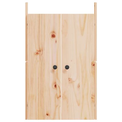 vidaXL tömör fenyőfa kültéri konyhaszekrény ajtó 50 x 9 x 82 cm