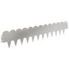 vidaXL Fűszeg&eacute;lyez&eacute;s 20 db 103 x 20 cm Ac&eacute;l Ez&uuml;st