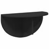 vidaXL Falpolc Falra szerelhető Fekete 48 x 24 x 24 cm Szerelt Fa