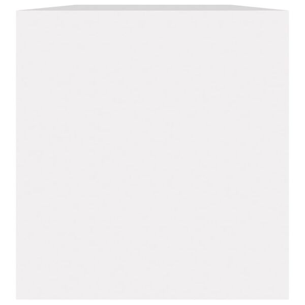 vidaXL fehér szerelt fa lemeztároló doboz 71 x 34 x 36 cm