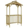 vidaXL Grills&aacute;tor 133,5 x 63 x 200 cm Impregn&aacute;lt fenyőfa