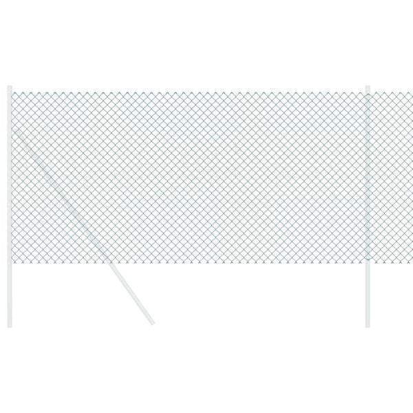 vidaXL L&aacute;ncszem Ker&iacute;t&eacute;s Z&ouml;ld 10 x 1 m Ac&eacute;l