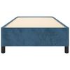 vidaXL sötétkék bársony ágykeret matrac nélkül 80 x 200 cm