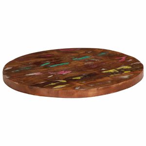 vidaXL t&ouml;m&ouml;r &uacute;jrahasznos&iacute;tott fa kerek asztallap &Oslash;40 x 2,5 cm