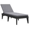 vidaXL antracitsz&uuml;rke PP napoz&oacute;&aacute;gy p&aacute;rn&aacute;val 186 x 60 x 29 cm