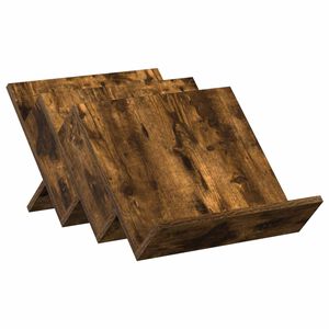 vidaXL Magazin &aacute;llv&aacute;ny F&uuml;st&ouml;lt t&ouml;lgy 53 x 40 x 28,5 cm Szerelt Fa