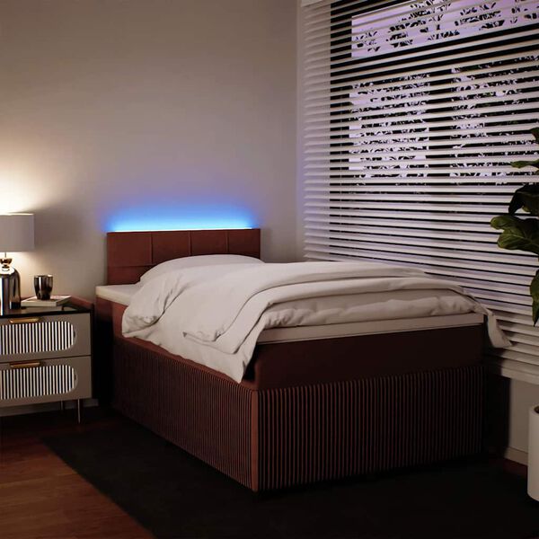 vidaXL r&oacute;zsasz&iacute;n b&aacute;rsony rug&oacute;s &aacute;gy matraccal 120 x 190 cm