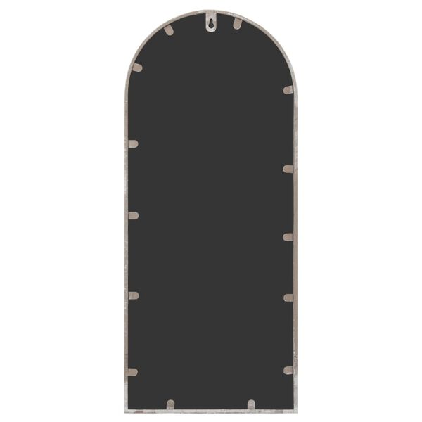 vidaXL homoksz&iacute;nű vas kerti t&uuml;k&ouml;r k&uuml;lt&eacute;ri haszn&aacute;latra 100 x 45 cm