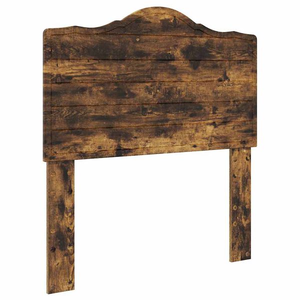 vidaXL Fejtámla fejtámlával Füstölt tölgy 75 cm Faanyag