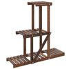 vidaXL t&ouml;m&ouml;r fenyőfa vir&aacute;gtart&oacute; &aacute;llv&aacute;ny 81 x 25 x 75,5 cm
