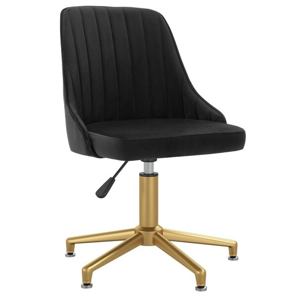 vidaXL fekete b&aacute;rsony forg&oacute; &eacute;tkezősz&eacute;k