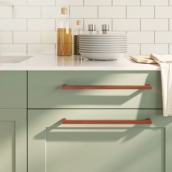 vidaXL 20 db bronz rozsdamentes ac&eacute;l szekr&eacute;nyfoganty&uacute; 320 mm