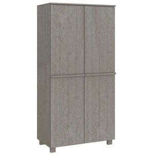 vidaXL HAMAR vil&aacute;gossz&uuml;rke t&ouml;m&ouml;r fenyőfa gardr&oacute;b 89 x 50 x 180 cm