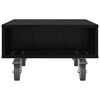 vidaXL G&ouml;rd&uuml;l&eacute;keny oldalasztal Fekete t&ouml;lgy 50,5 x 50 x 30 cm Faanyag