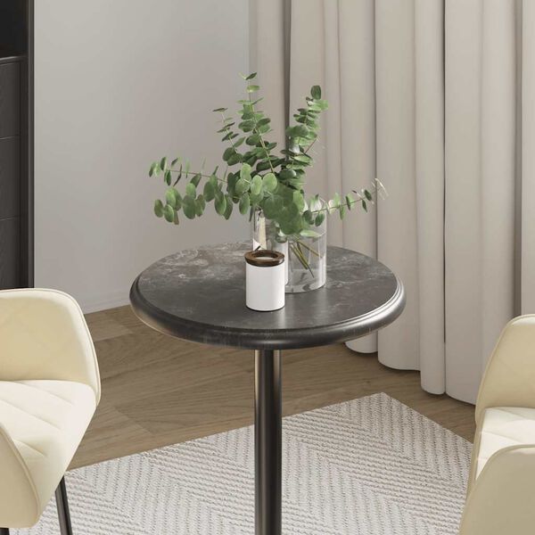 vidaXL fekete m&aacute;rv&aacute;ny asztallap &Oslash;40 x 2,5 cm