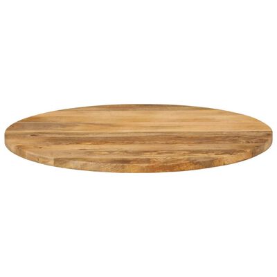 vidaXL tömör mangófa kerek asztallap Ø70 x 3,8 cm