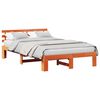 vidaXL &Aacute;gykeret fejt&aacute;ml&aacute;val Faggy&uacute; barna 140 x 190 cm T&ouml;m&ouml;r fenyőfa