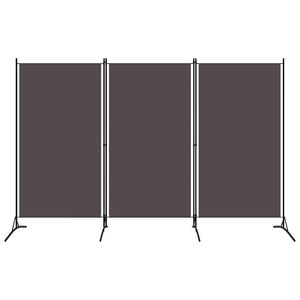 vidaXL antracitsz&uuml;rke 3 paneles parav&aacute;n 260 x 180 cm