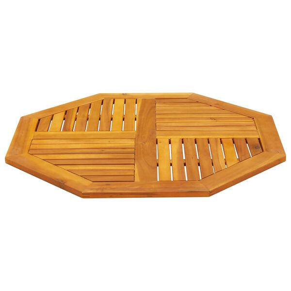 vidaXL tömör akácfa nyolcszögletű asztallap 90 x 90 x 2 cm