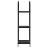 vidaXL K&ouml;nyvespolc Fekete t&ouml;lgy 40 x 30 x 109 cm Faanyag