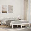 vidaXL feh&eacute;r t&ouml;m&ouml;r fenyő extra hossz&uacute; &aacute;gykeret matrac n&eacute;lk&uuml;l 160x210cm