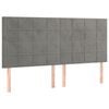vidaXL vil&aacute;gossz&uuml;rke b&aacute;rsony fejt&aacute;mla 180x5x118/128 cm