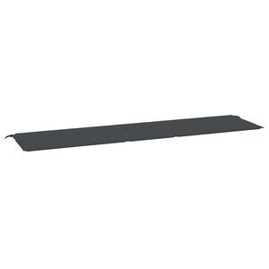 vidaXL fekete oxford sz&ouml;vet kerti padp&aacute;rna 200x50x3 cm