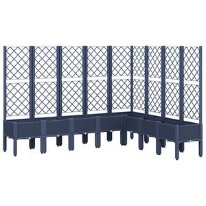 vidaXL k&eacute;ksz&uuml;rke polipropil&eacute;n r&aacute;csos kerti &uuml;ltetől&aacute;da 200 x 160 x 142 cm