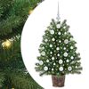 vidaXL Mű kar&aacute;csonyfa Z&ouml;ld 95 cm PE &eacute;s PVC