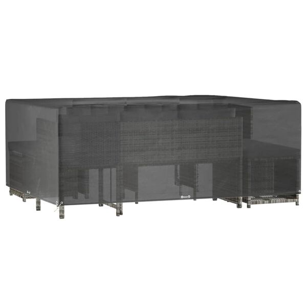 vidaXL t&eacute;glalap alak&uacute; kerti b&uacute;torhuzat 16 fűzőlyukkal 300x250x90 cm