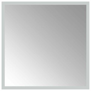 vidaXL LED F&uuml;rdőszoba T&uuml;k&ouml;r t&uuml;k&ouml;rrel &Aacute;tl&aacute;tsz&oacute; 40 x 40 cm edzett &uuml;veg