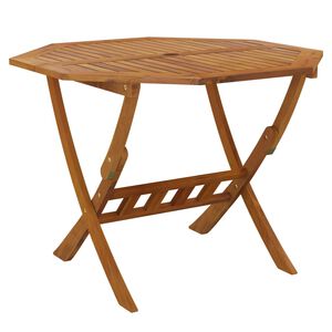 vidaXL t&ouml;m&ouml;r ak&aacute;cfa &ouml;sszecsukhat&oacute; kerti asztal 90 x 75 cm