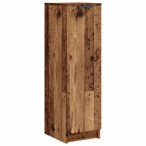 vidaXL antik fa sz&iacute;nű szerelt fa cipőszekr&eacute;ny 29,5 x 35 x 100,5 cm