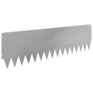 vidaXL Fűszeg&eacute;lyez&eacute;s 20 pcs 103 x 30 cm Ac&eacute;l Ez&uuml;st