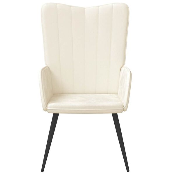 vidaXL kr&eacute;mfeh&eacute;r b&aacute;rsony pihenőfotel