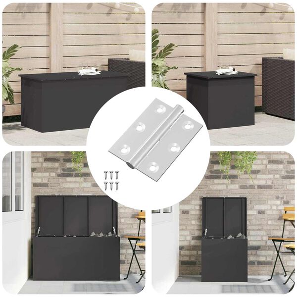 vidaXL Zsan&eacute;r 12 pcs Ez&uuml;st 50 x 38 x 1,3 mm Ac&eacute;l