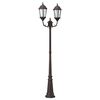 vidaXL Kerti Vil&aacute;g&iacute;t&aacute;s Bronz 68 x 20 x 235 cm Alum&iacute;nium &eacute;s &uuml;veg