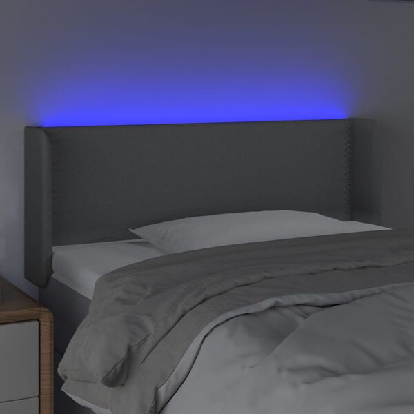 vidaXL vil&aacute;gossz&uuml;rke sz&ouml;vet LED-es fejt&aacute;mla 103 x 16 x 78/88 cm