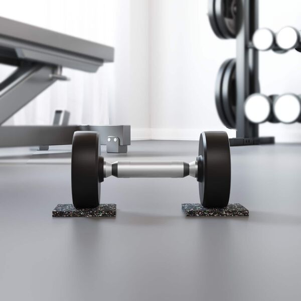 vidaXL Gumi Henger Fekete Gumi